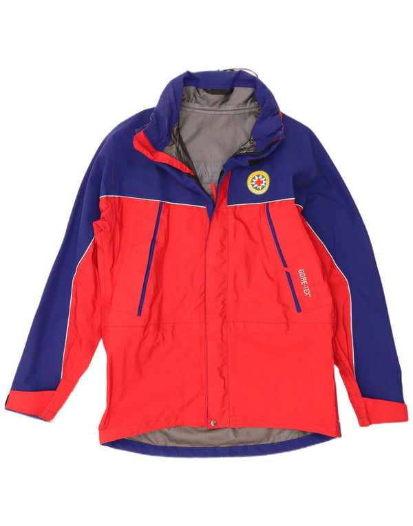 Jachetă de schi pentru bărbați Bergwacht Gore-Tex Graphic UK 40, mare, roșu, bloc de culoare