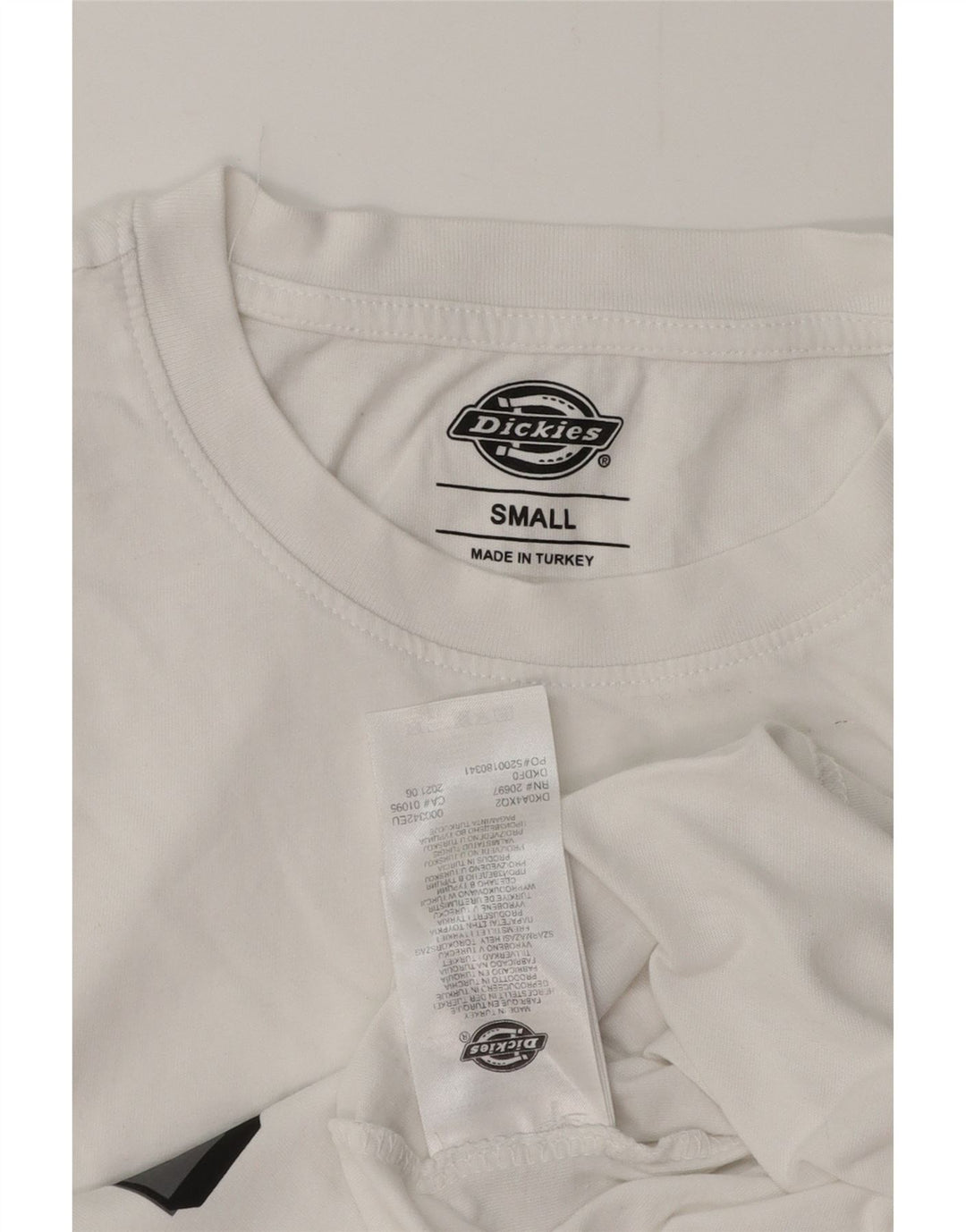 Tricou grafic pentru bărbați DICKIES Top mic din bumbac alb