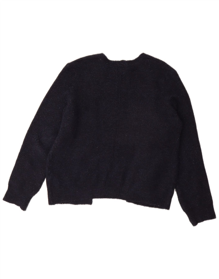 Pulover cardigan deschis supradimensionat pentru femei Fat Face UK 8 Mic Bleumarin