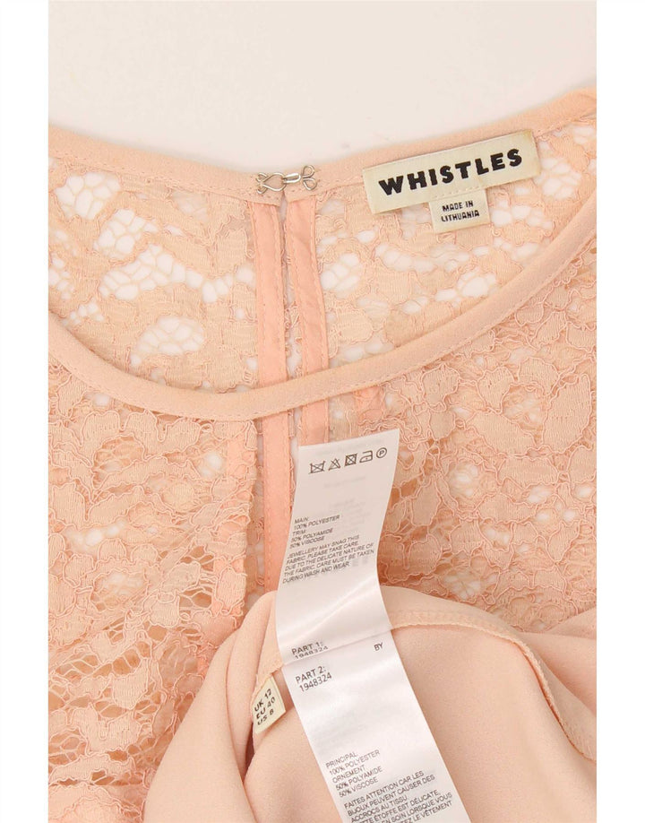 Bluză pentru femei Whistles UK 14 Poliester roz mediu