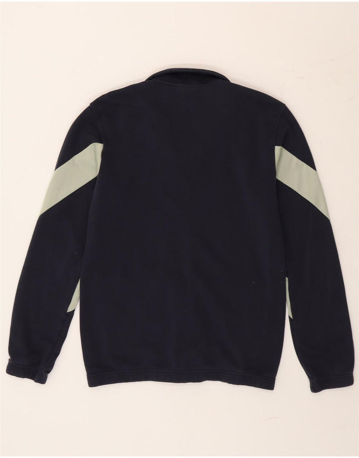 Jachetă de trening pentru bărbați Adidas, mică, albastru, bumbac color bloc