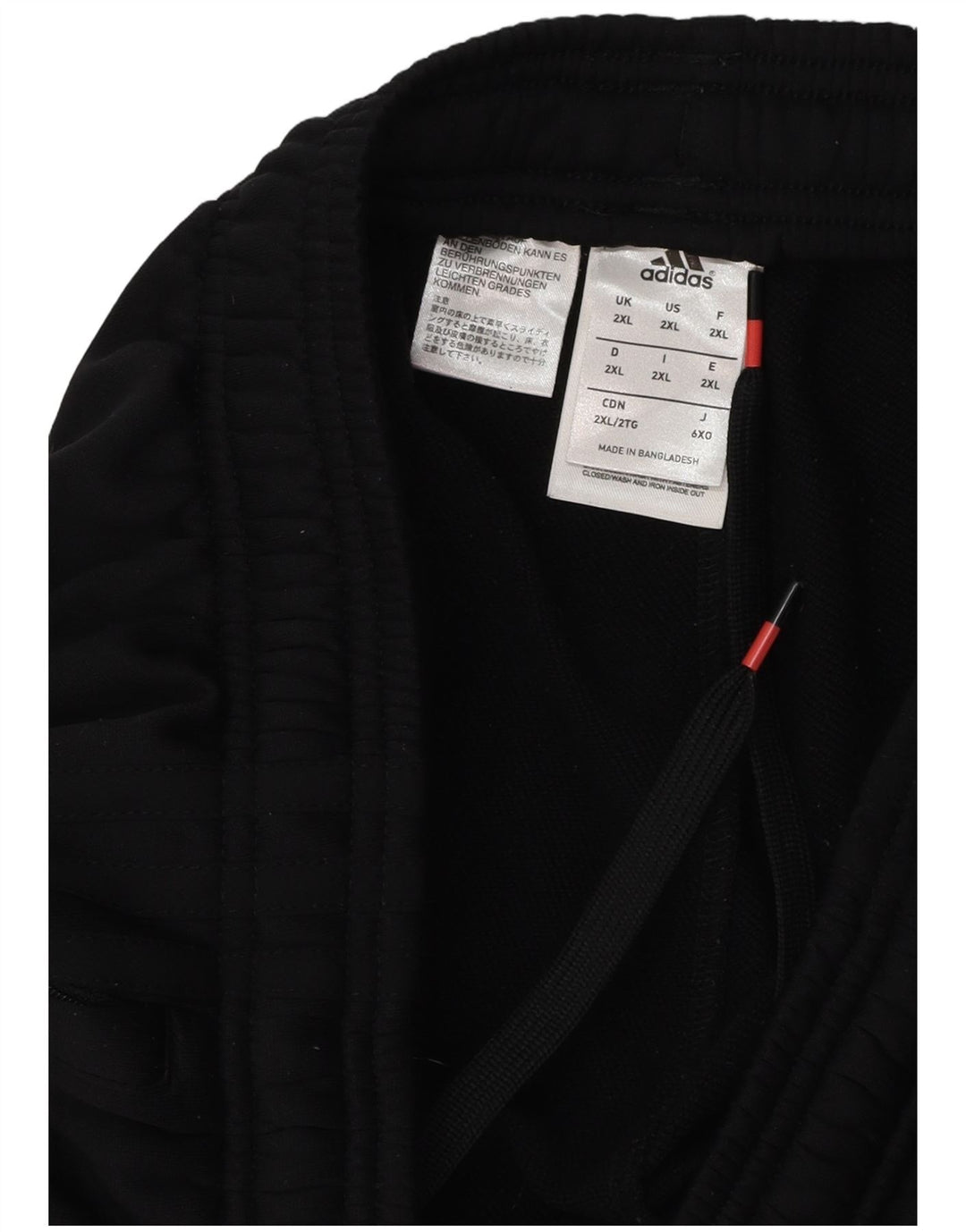 Pantaloni de trening ADIDAS pentru bărbați 2XL poliester negru