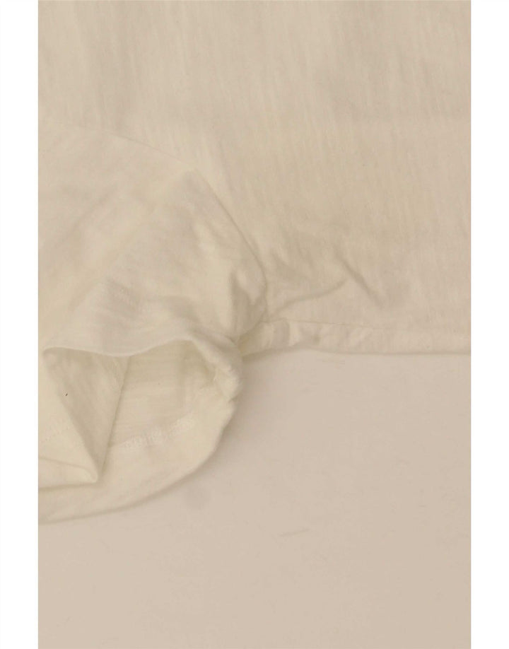 Joules Tricou pentru femei Top UK 12 Medium White Bumbac