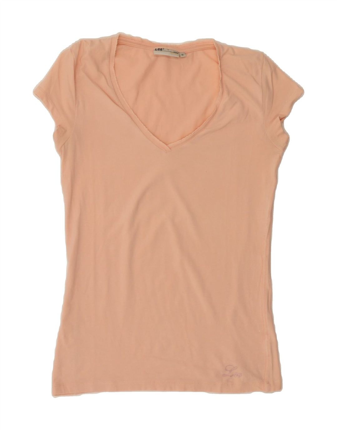 LEE Womens T-Shirt Top UK 12 Medium Pink Vintage Lee and Second-Hand Lee from Messina Hembry 