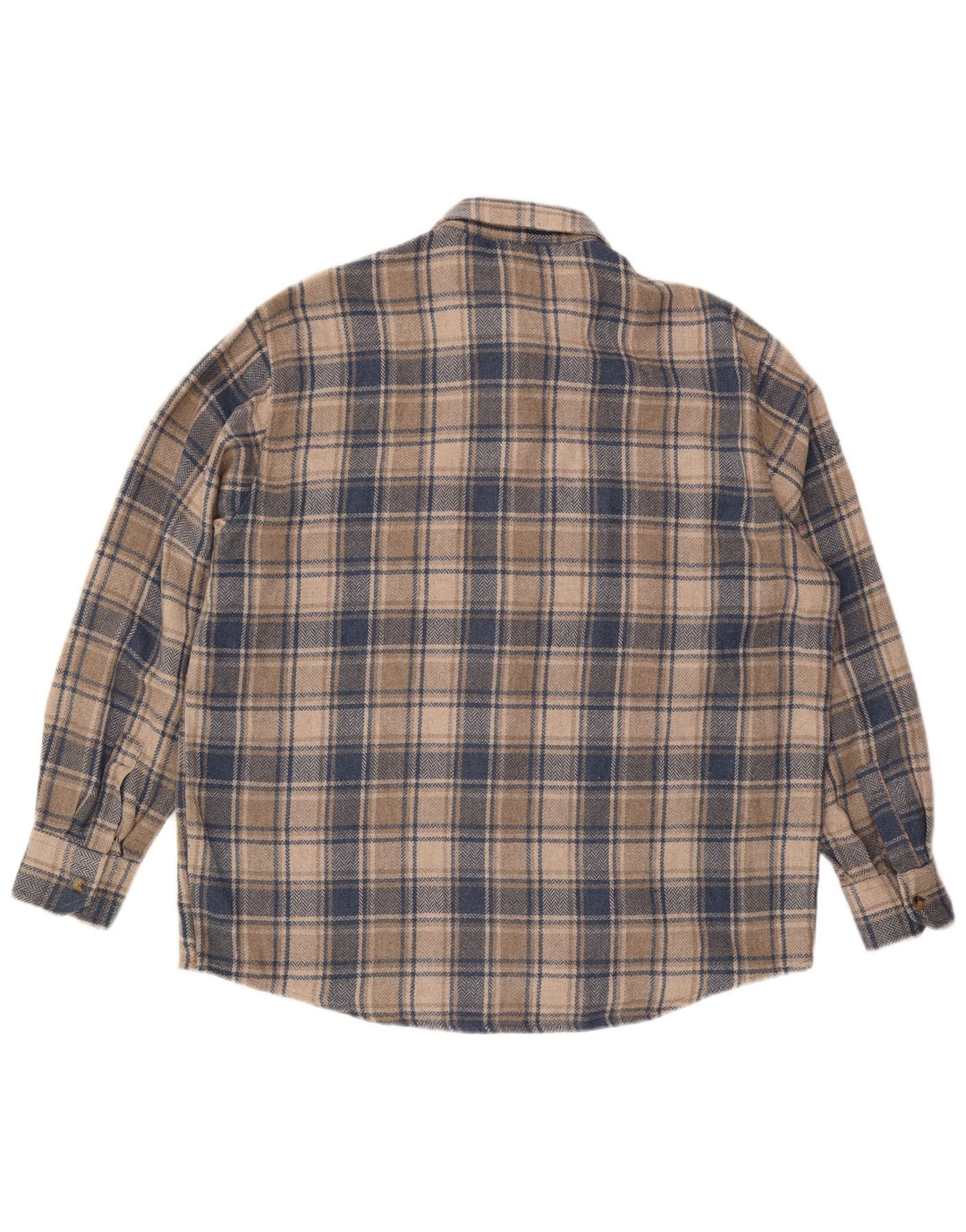 Cămașă de flanel pentru bărbați VINTAGE 2XL, albastru, acrilic