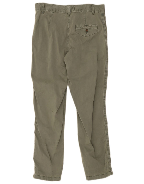 Pantaloni chino drepti pentru femei Marks & Spencer UK 10 Small W30 L26 Khaki