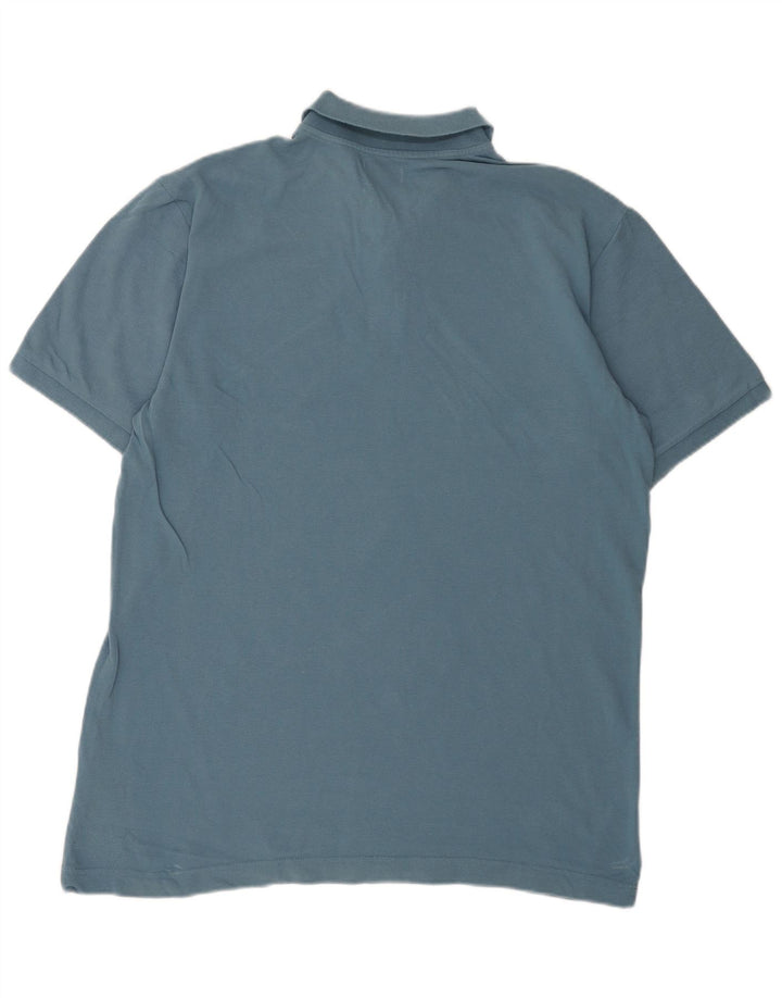 Cămașă polo pentru bărbați Kappa, mare, albastru, bumbac