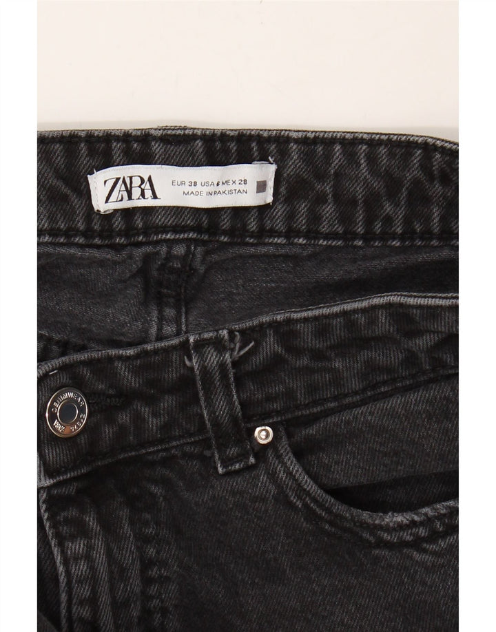 ZARA Womens Tapered Jeans EU 38 Small W26 L27 Black Vintage Zara and Second-Hand Zara from Messina Hembry 
