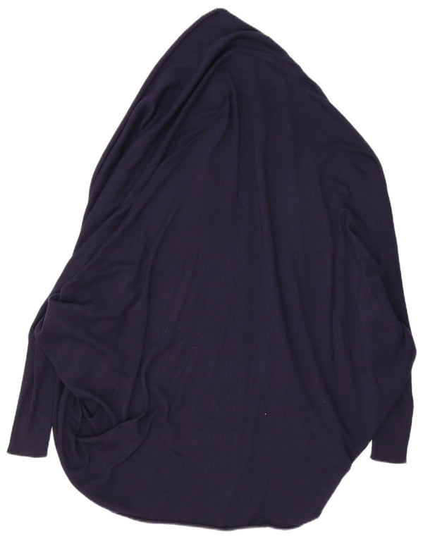 Pulover cardigan supradimensionat pentru femei Zara UK 14 Medium Bleumarin
