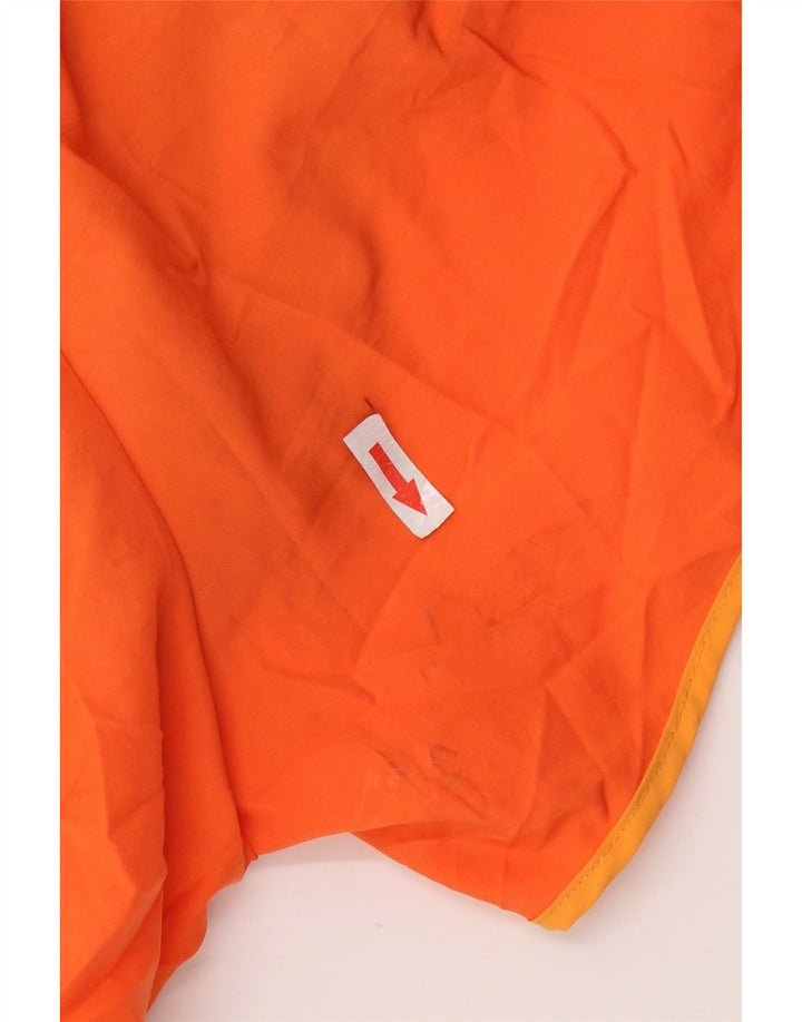 Pantaloni scurti sport NIKE pentru femei US 4/6 Small Orange Colorblock Poliester
