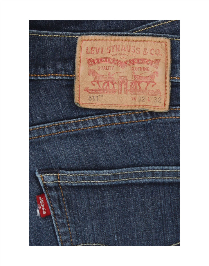 Blugi Levi's 511 Slim pentru bărbați W32 L32 Bumbac albastru