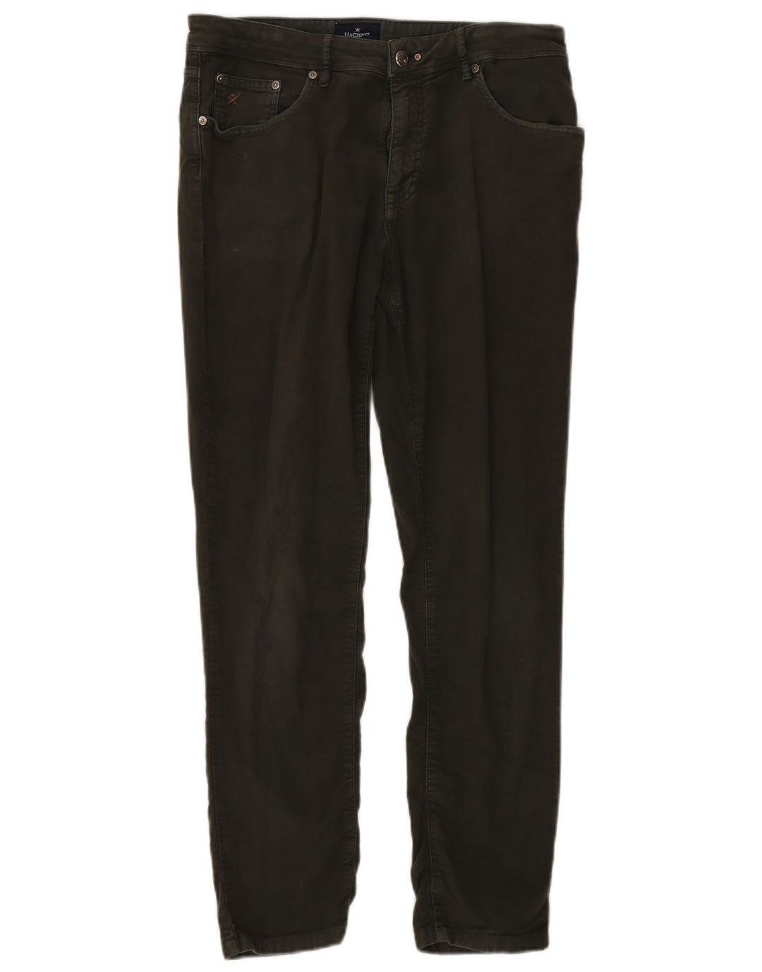 Pantaloni casual slim pentru bărbați Hackett L34 L30 bumbac kaki