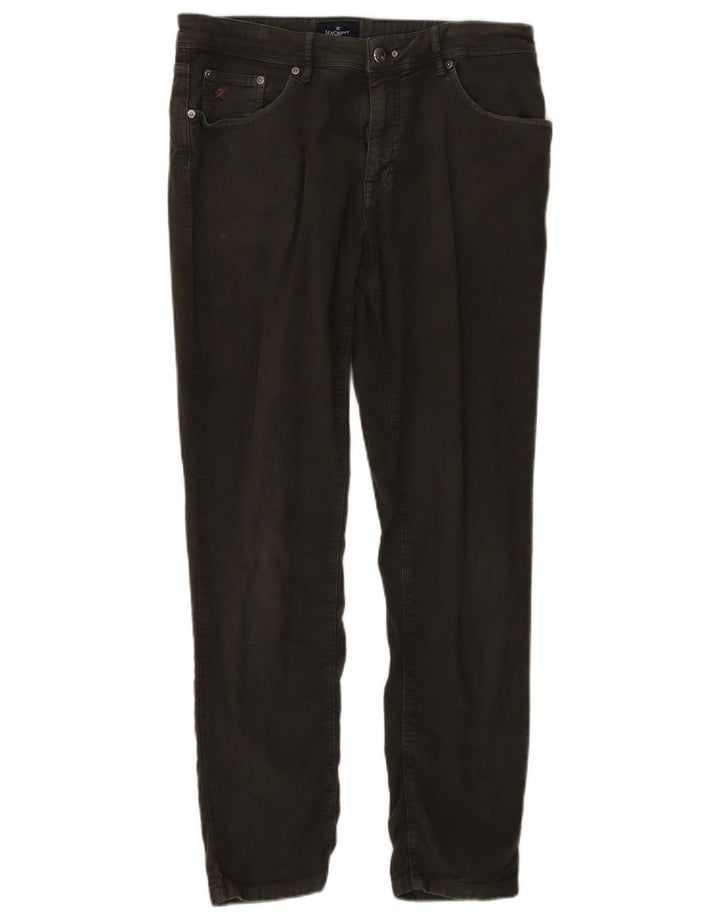 Pantaloni casual slim pentru bărbați Hackett L34 L30 bumbac kaki