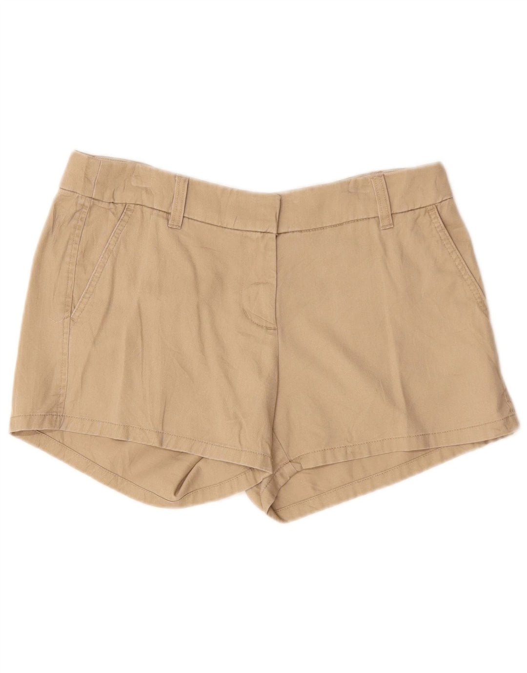 Pantaloni scurti chino pentru femei J. CREW US 6 Medium W30 Bej Bumbac