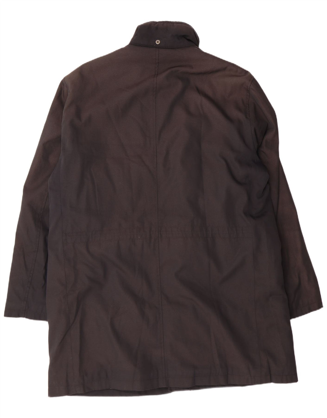 Pardesiu BURBERRY pentru bărbați UK 40 mare, negru, clasic din poliamidă