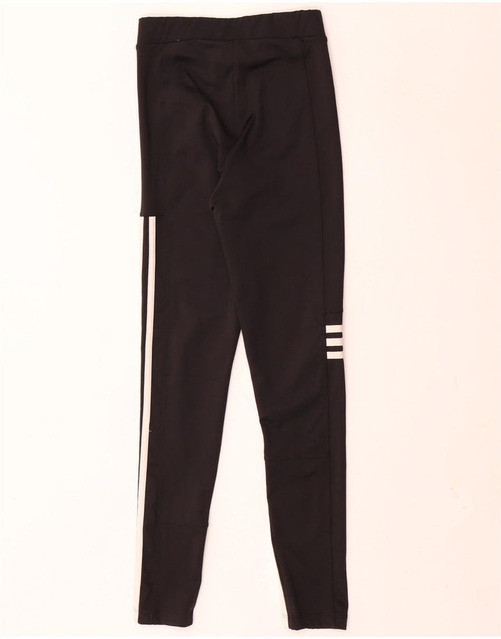 Leggings pentru femei Adidas UK 4/6 XS poliester negru
