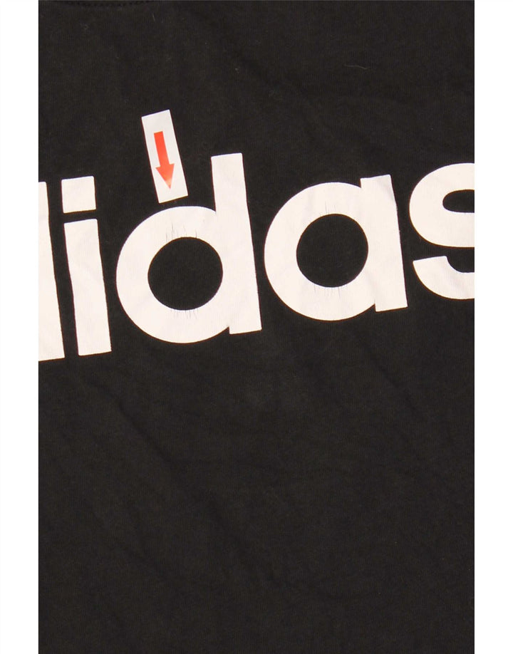 Vesta grafică pentru femei Adidas UK 8 Small Black