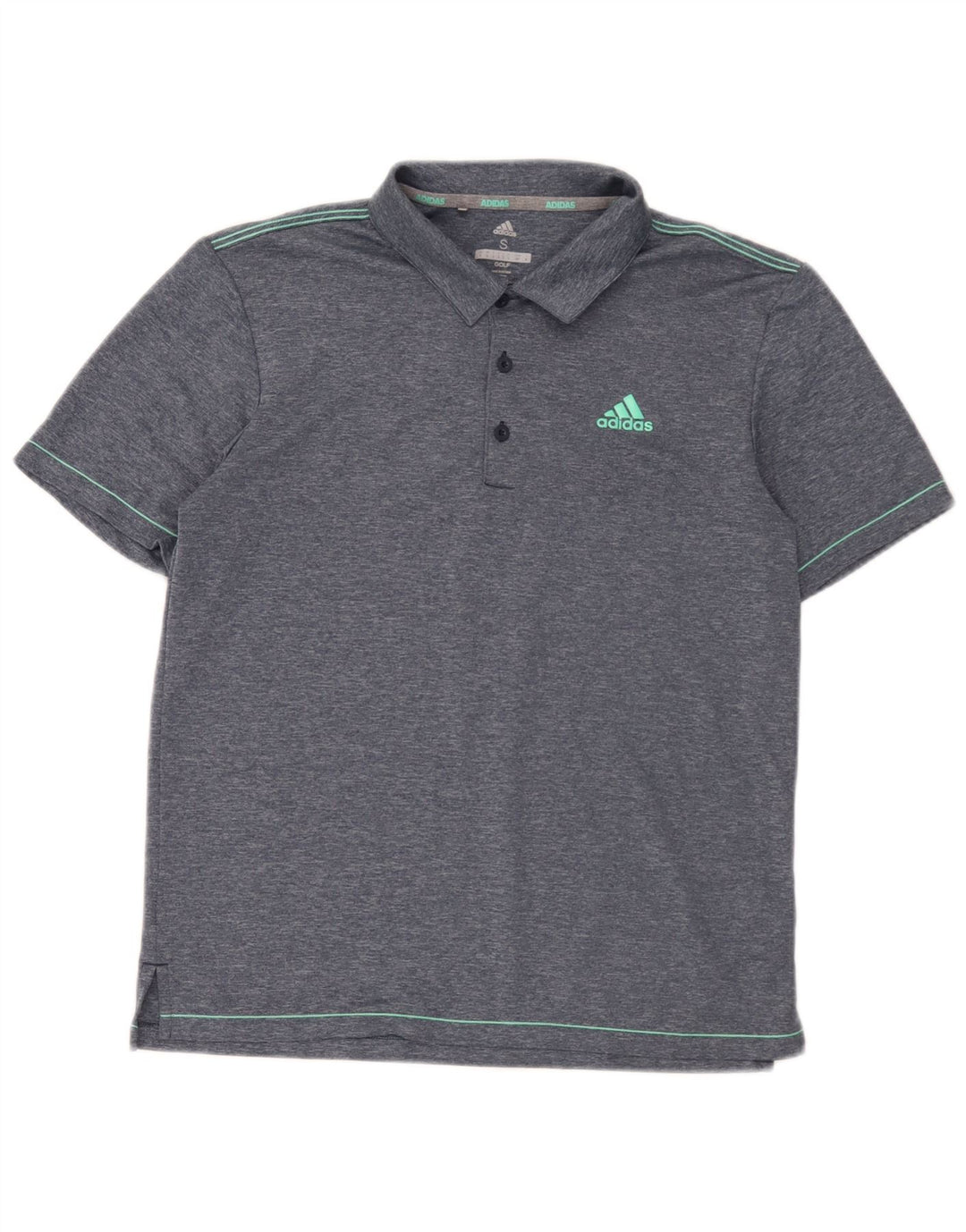 Tricou Polo Golf pentru bărbați Adidas Mic, albastru, poliester