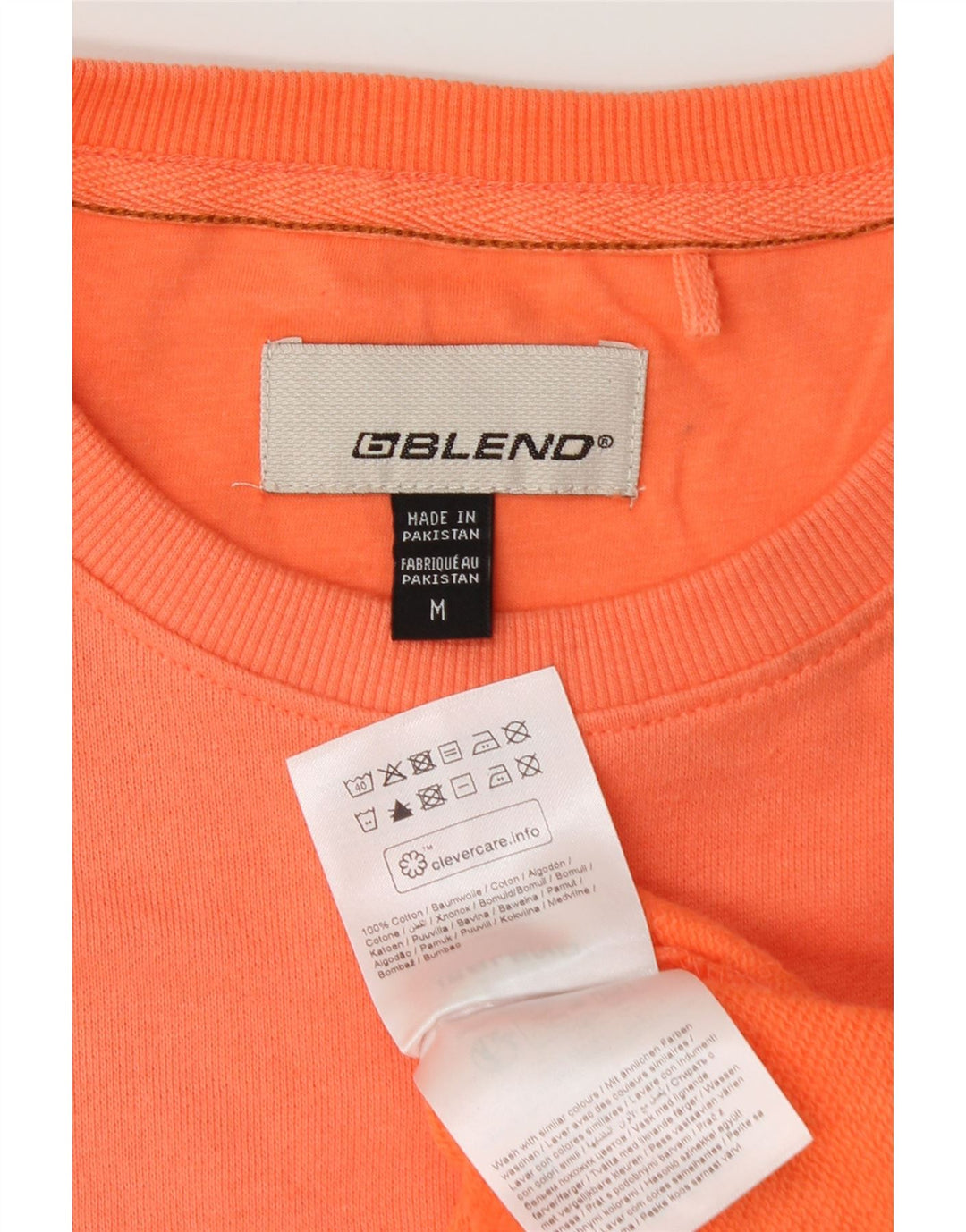 Hanorac pentru bărbați amestecat Jumper mediu portocaliu Tie Dye Bumbac