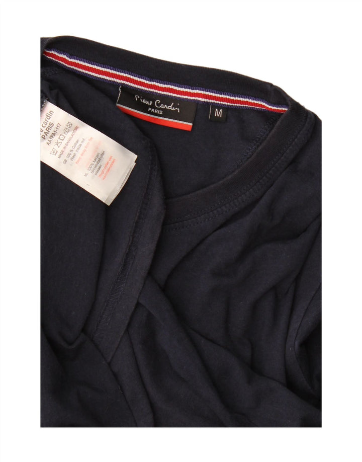 Pierre Cardin Bărbați Tricou Top Mediu Bleumarin Bumbac