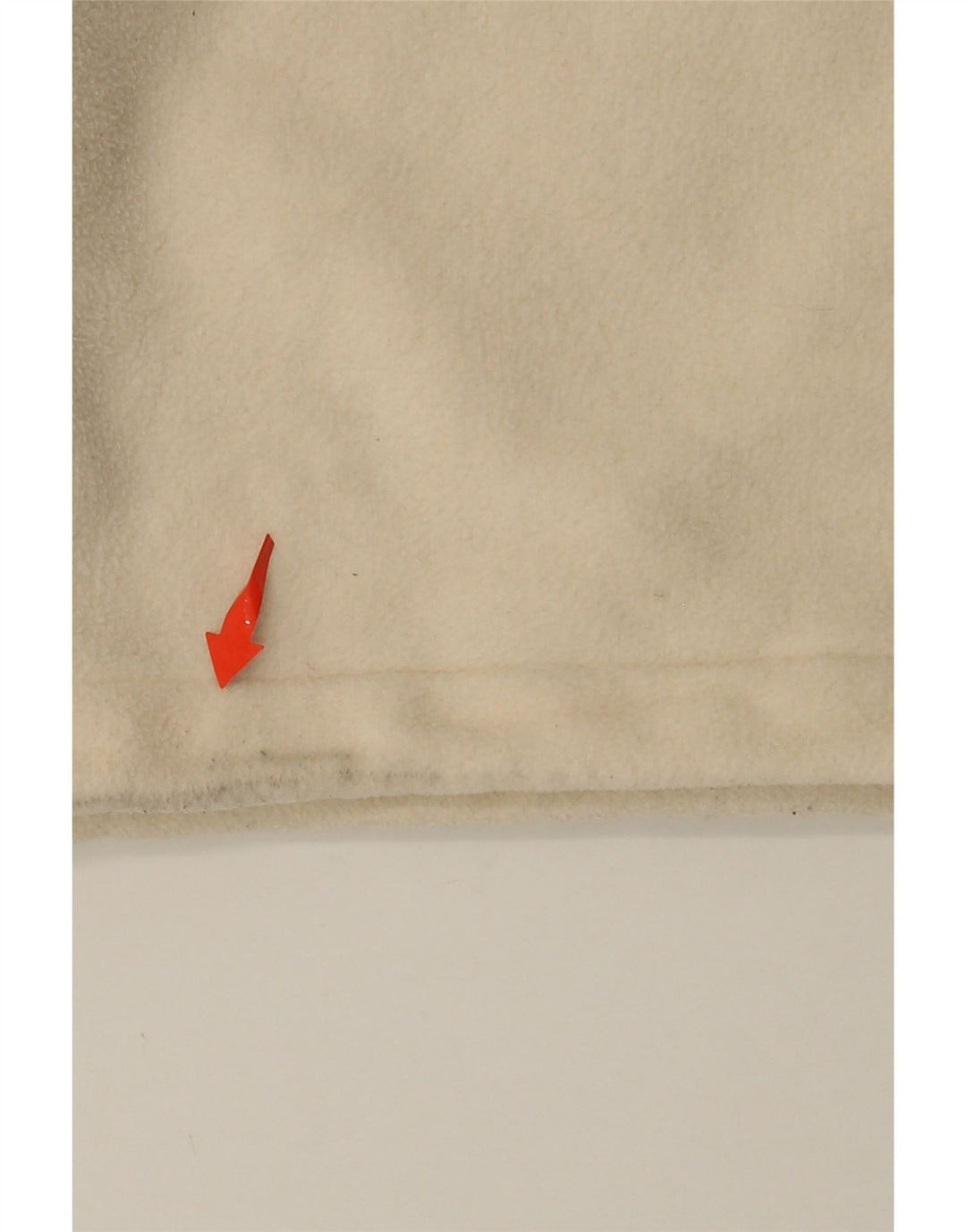 Pulover supradimensionat pentru femei ADIDAS, cu grafic, cu fermoar, cu lână, UK 10, Bej