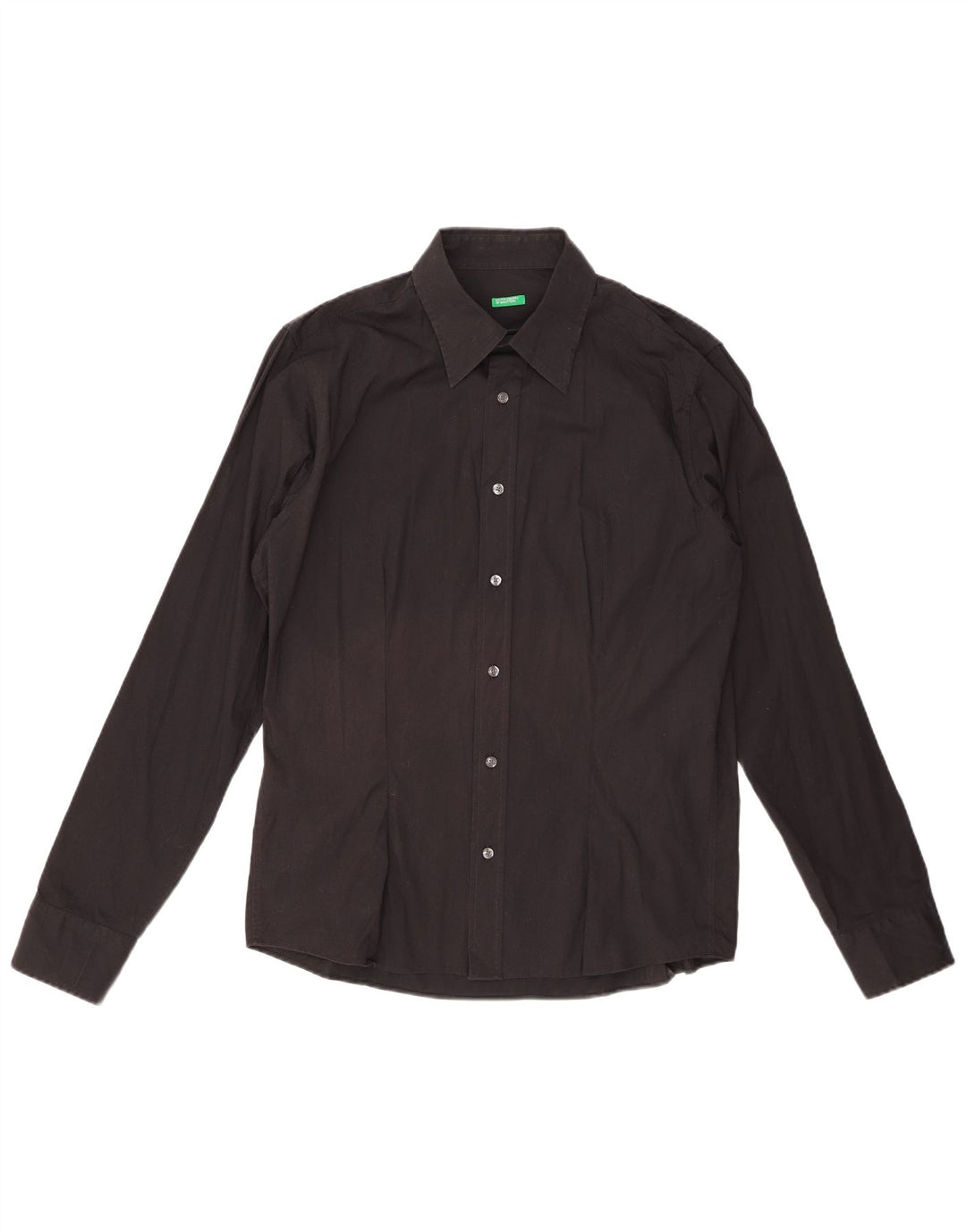 Cămașă pentru bărbați BENETTON XL bumbac negru
