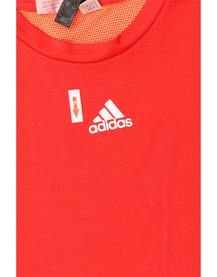 Tricou Băieți Adidas Top 13-14 Ani Poliester Roșu