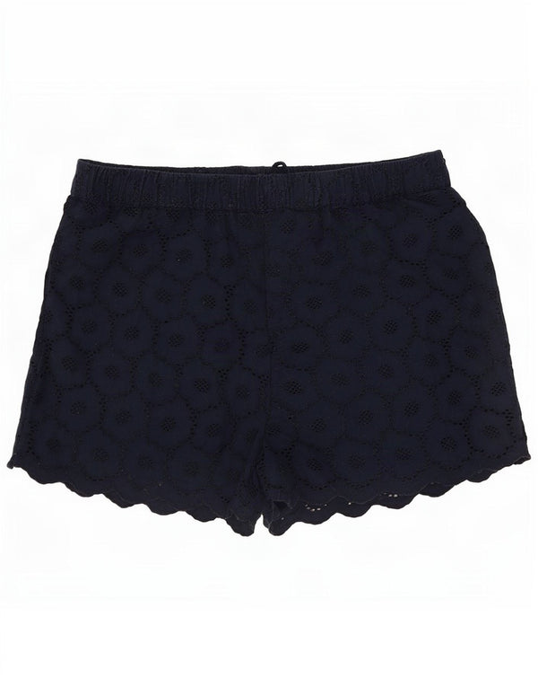 Pantaloni scurti Jack Wills pentru femei UK 12 Medium W30 Bumbac floral albastru bleumarin
