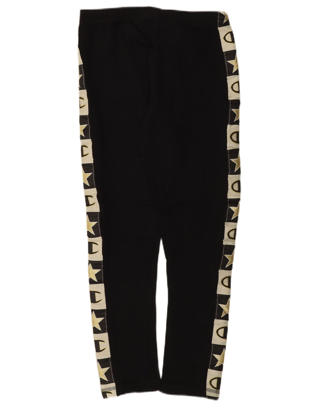 Leggings cu grafic pentru femei Champion UK 14, bumbac mediu negru