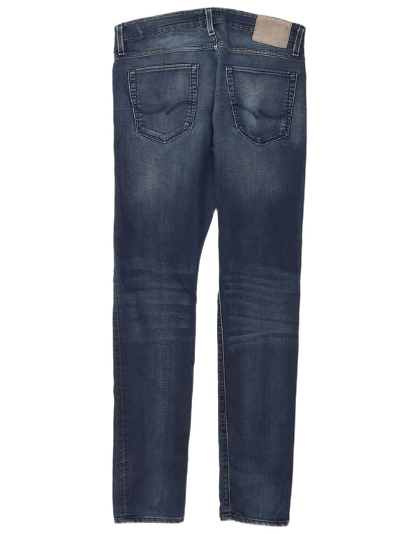 Blugi Jack & Jones GLENN Slim pentru bărbați W31 L34 albastru