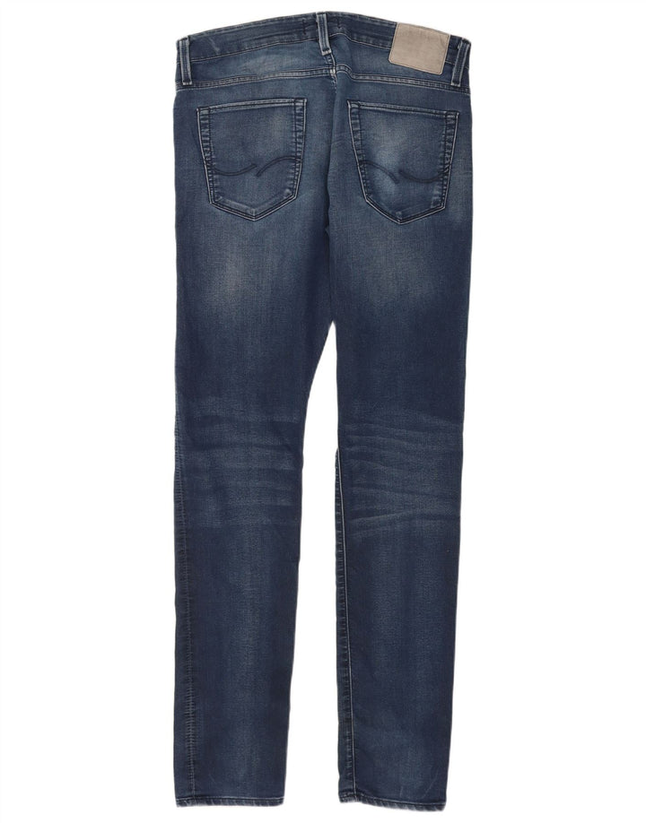 Blugi Jack & Jones GLENN Slim pentru bărbați W31 L34 albastru