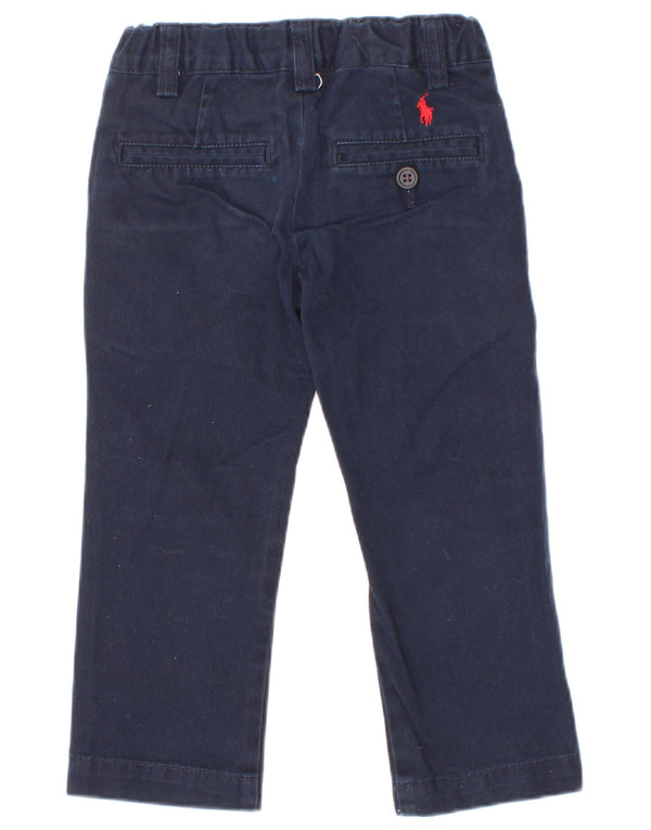 Pantaloni chino Polo Ralph Lauren pentru bebelusi 18-24 luni W20 L14 bleumarin