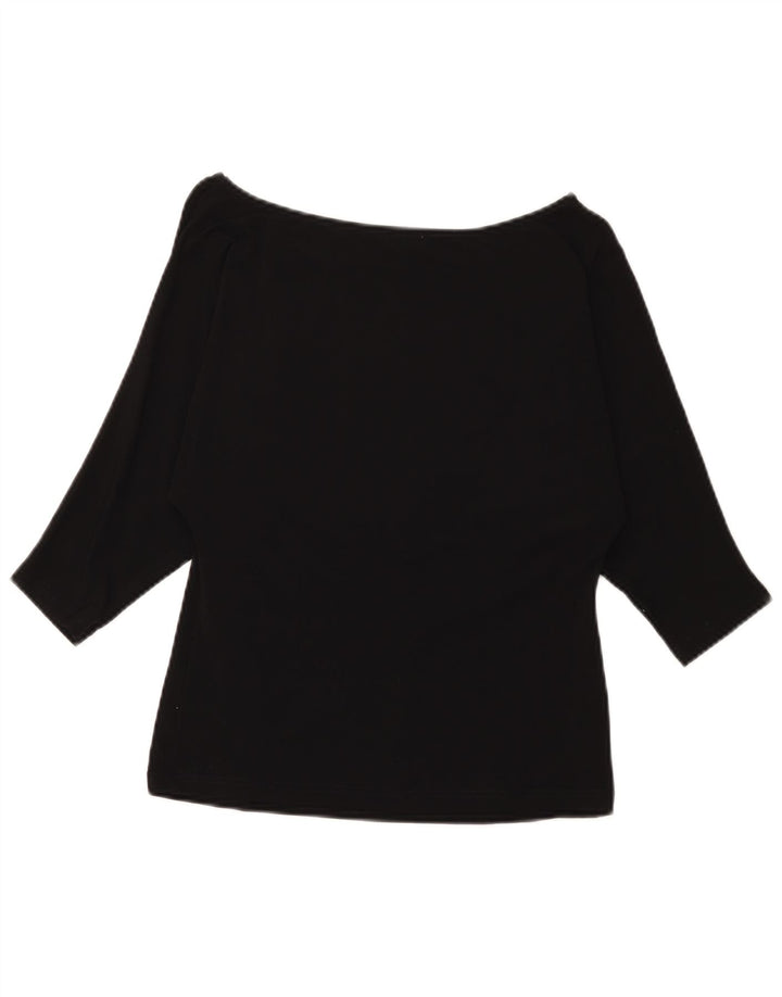 Luisa Spagnoli Top pentru femei cu mâneci 3/4 UK 8 Small Black