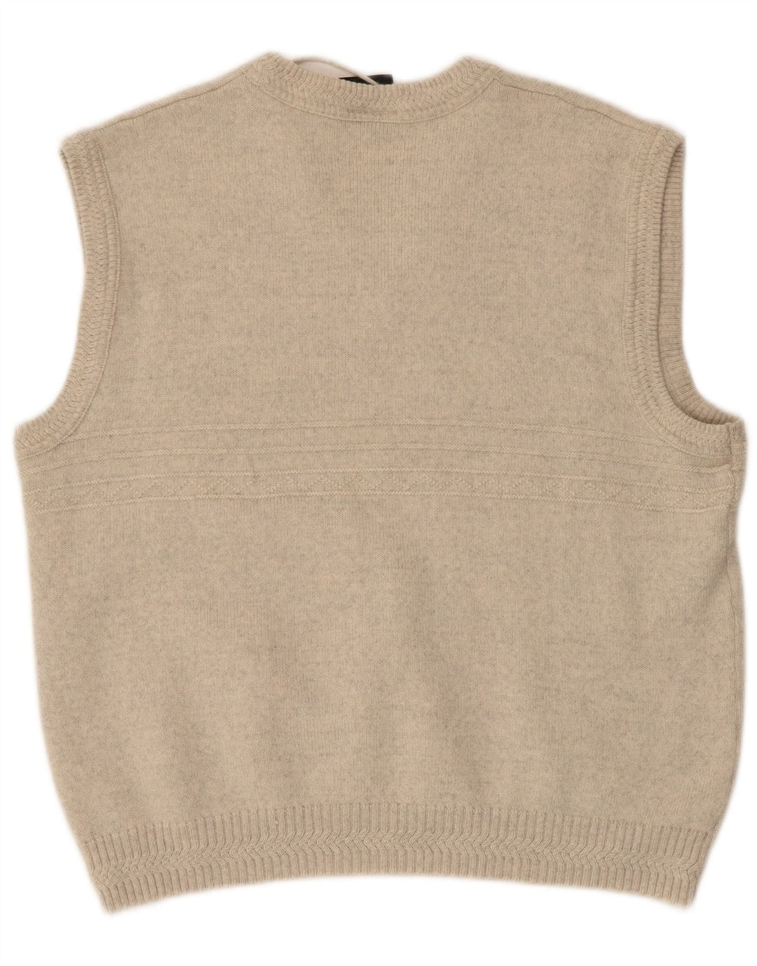 Vestă pentru bărbați WESTBURY IT 48/50 Medium Bej Lână cu pete