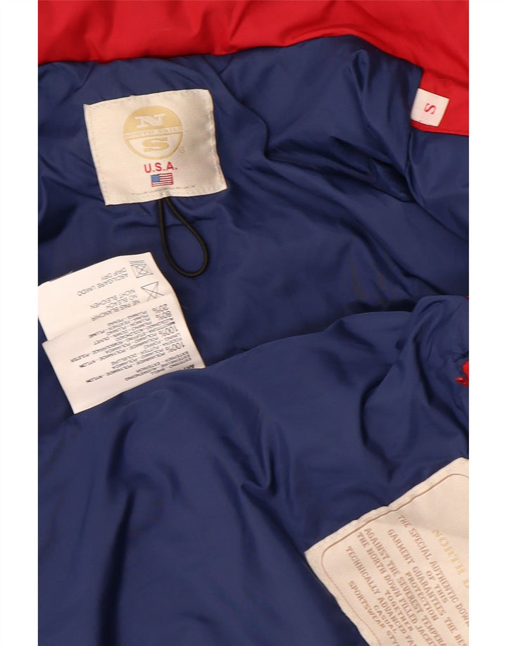 Gilet căptușit pentru femei North Sails UK 10 Small Red Poliamidă