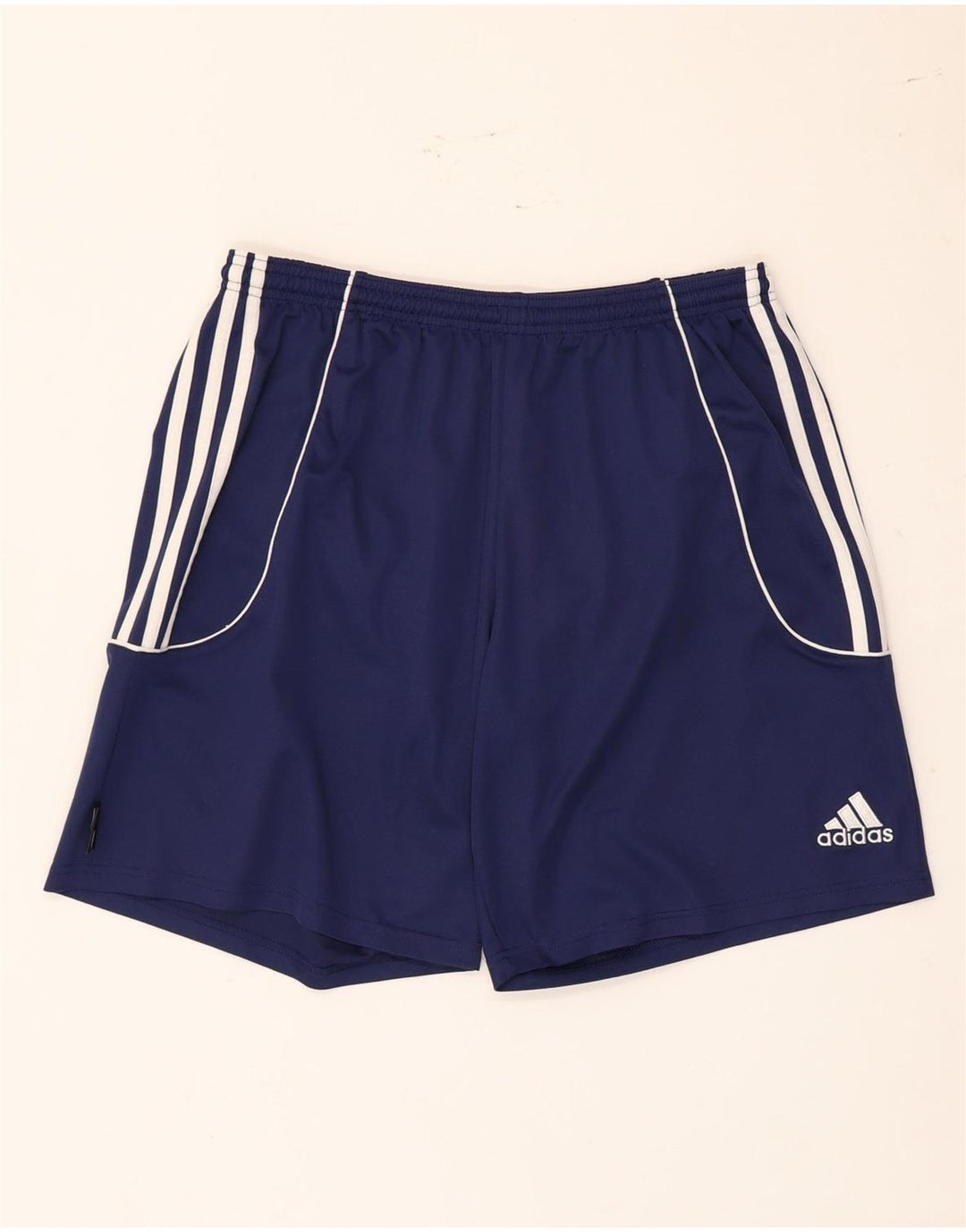 Pantaloni scurți sport pentru bărbați Adidas, mari, albastru, poliester