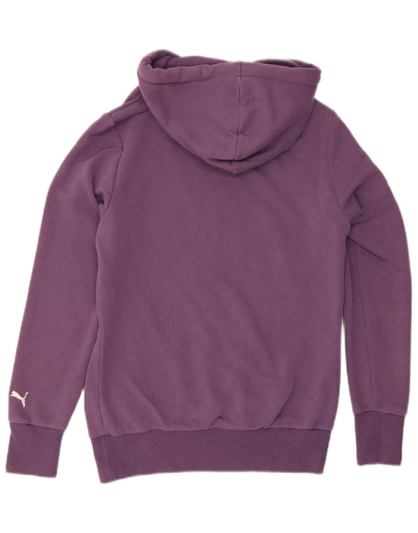 Pulover pentru femei Puma Graphic Hoodie UK 12, bumbac violet mediu