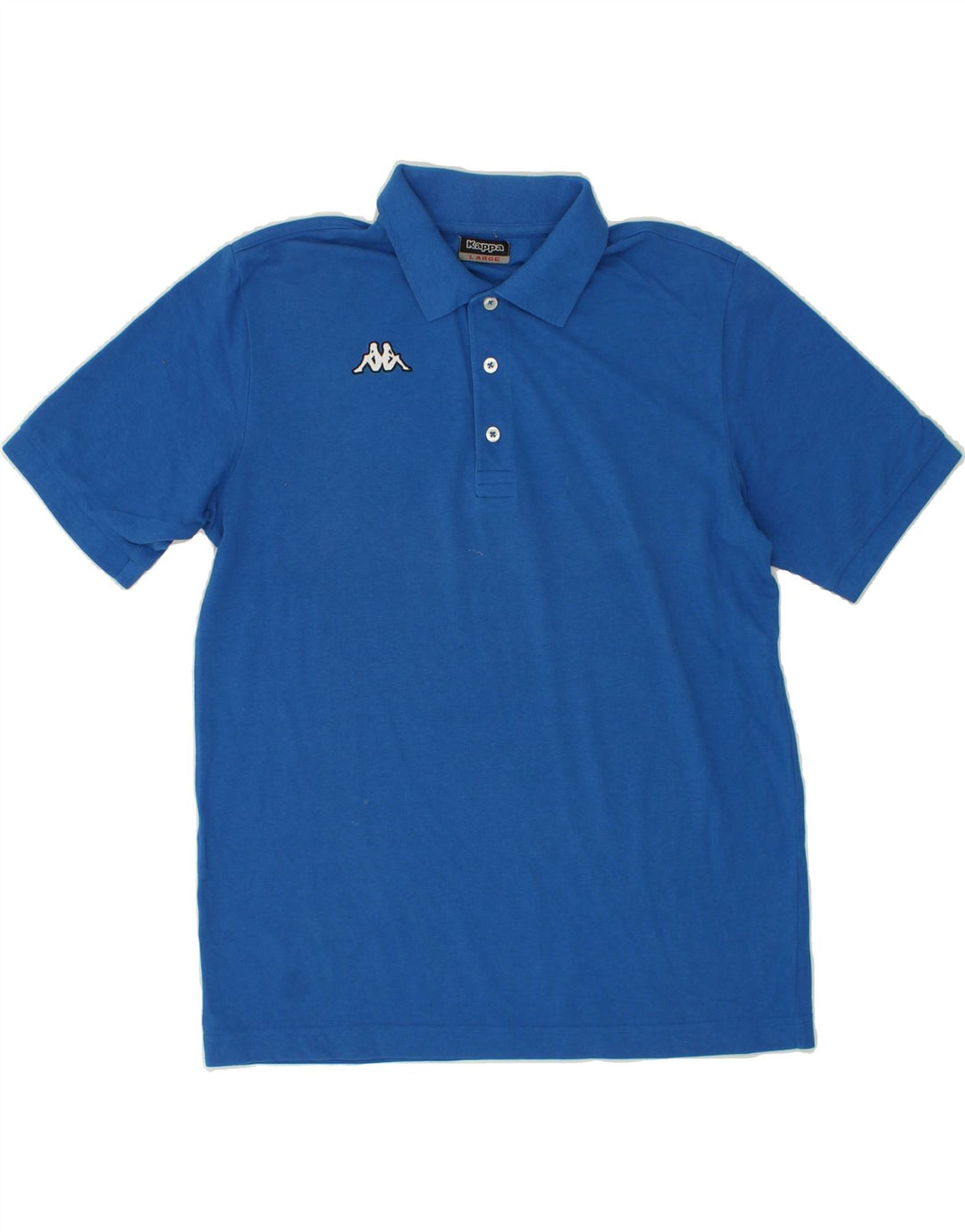 KAPPA Mens Polo Shirt Large Blue Cotton Vintage Kappa and Second-Hand Kappa from Messina Hembry 