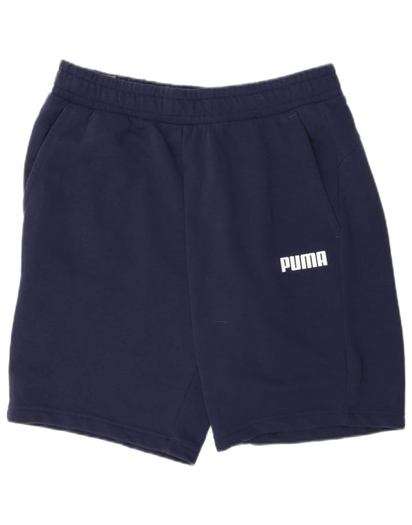 Pantaloni scurți sport Puma pentru bărbați, mari, albastru, bumbac