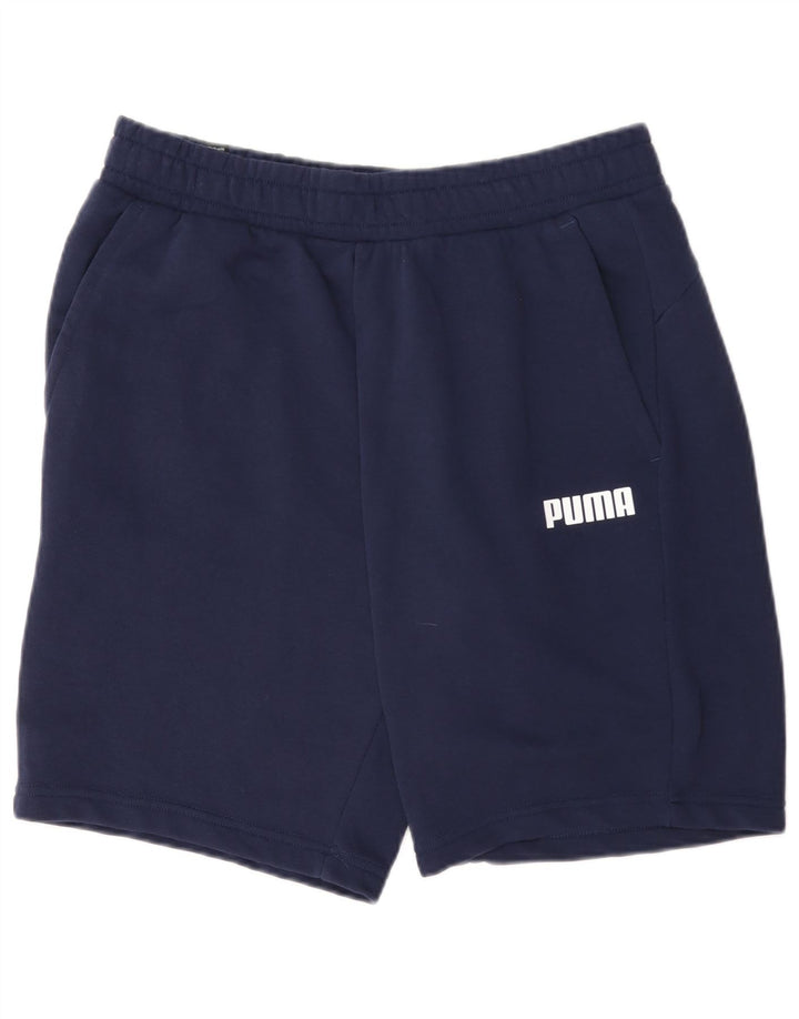Pantaloni scurți sport Puma pentru bărbați, mari, albastru, bumbac