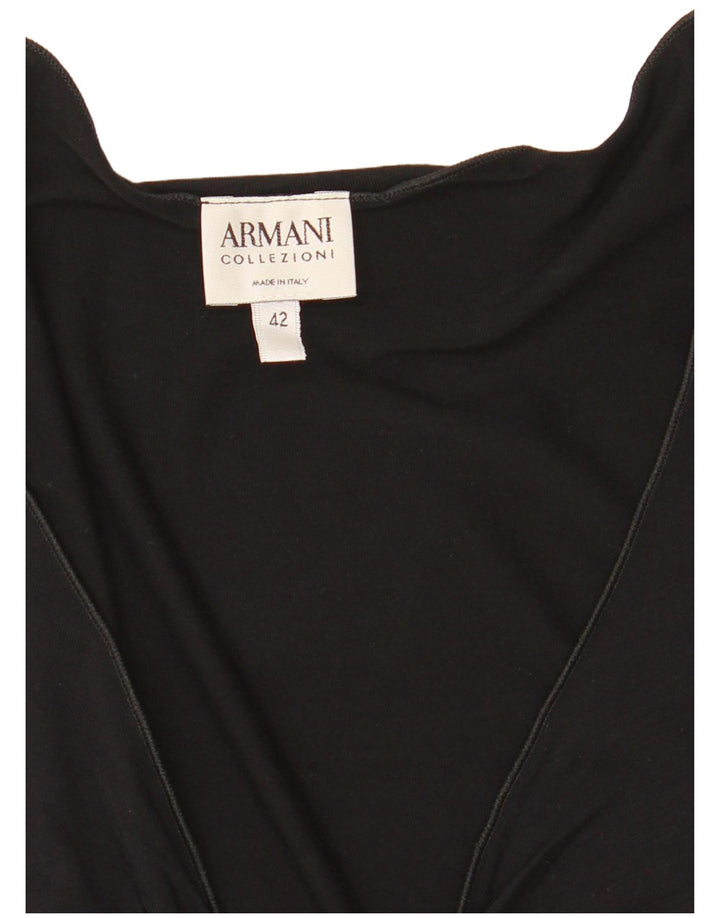ARMANI COLLEZIONI Bluză Femei Top IT 42 Medium Negru