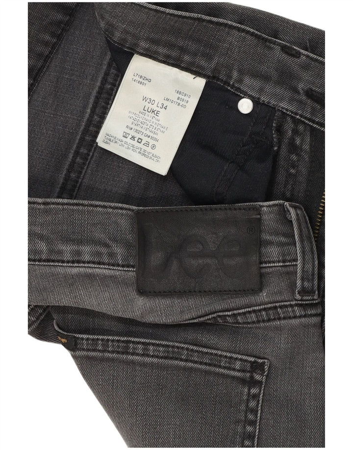 Blugi Lee Luke Slim pentru femei W30 L34 bumbac gri