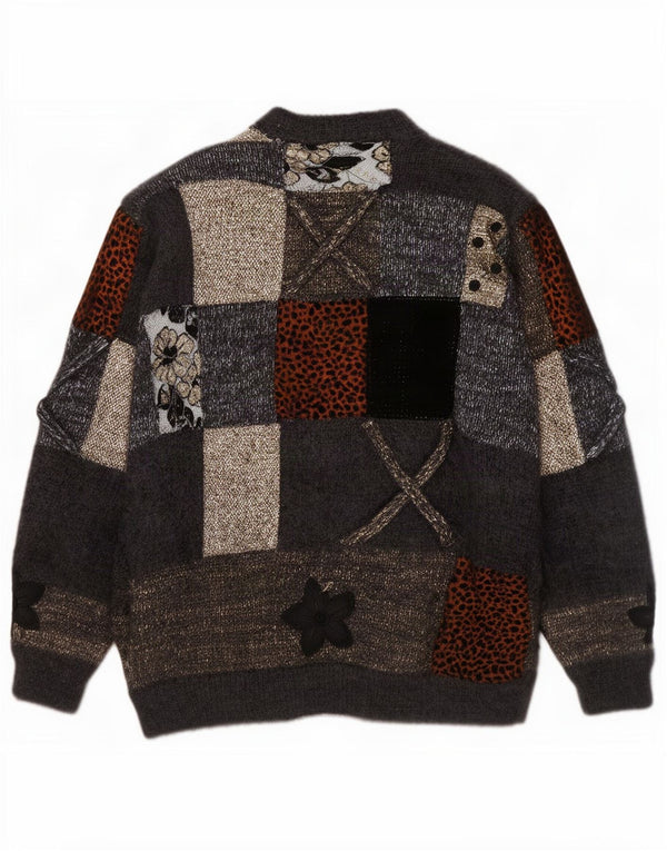 Pulover cardigan pentru femei Niki Line UK 14 mare, multicolor, mozaic
