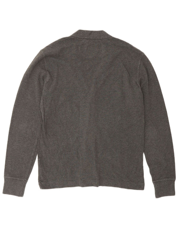 Pulover cardigan Polo Ralph Lauren pentru bărbați, bumbac, gri mic