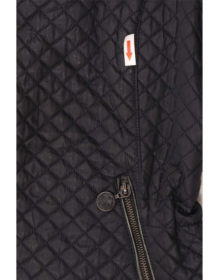 Gilet matlasat Massimo Dutti pentru femei UK 18 XL poliester negru