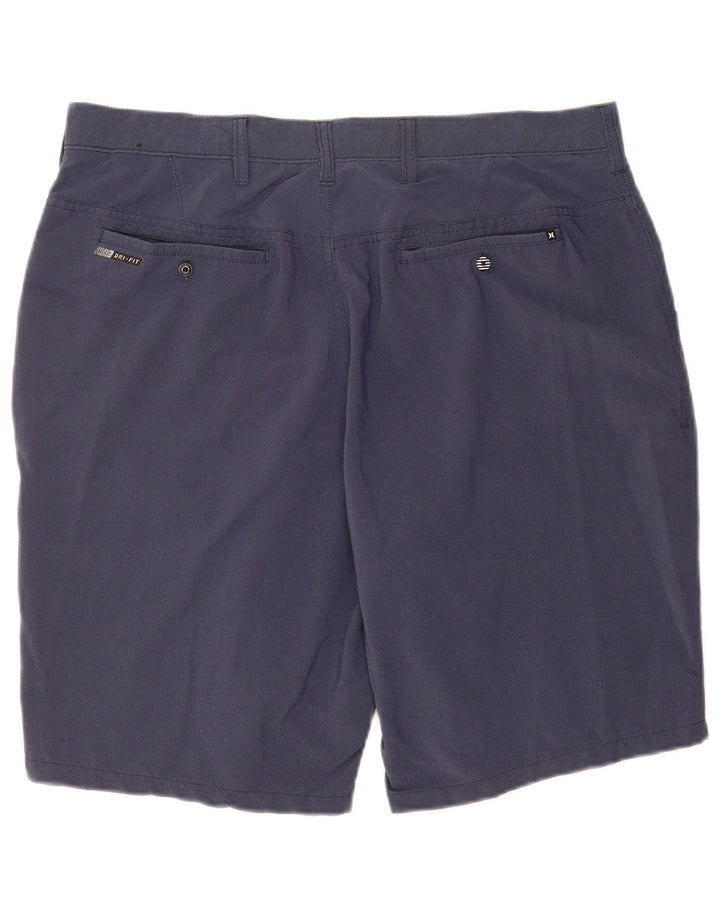 Pantaloni scurți chino Hurley pentru bărbați W36 nailon mare, albastru bleumarin