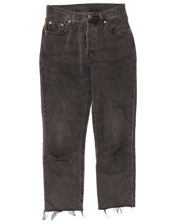 Blugi drepti 501 pentru femei Levi's L25 L26 bumbac gri