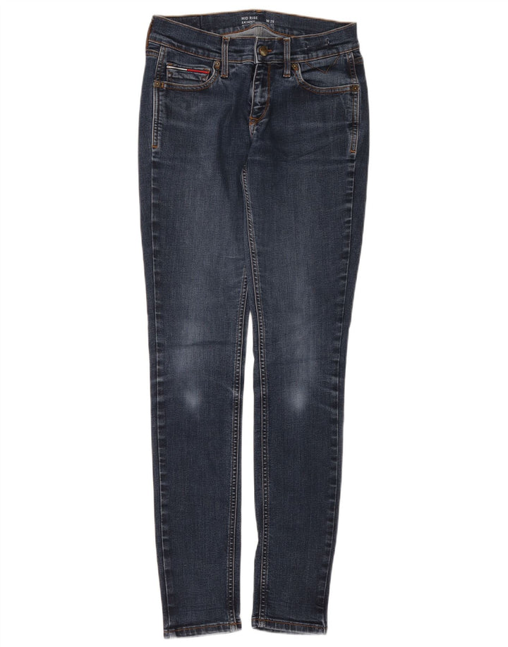 Blugi skinny TOMMY HILFIGER pentru femei cu talie medie W29 L32 bumbac albastru