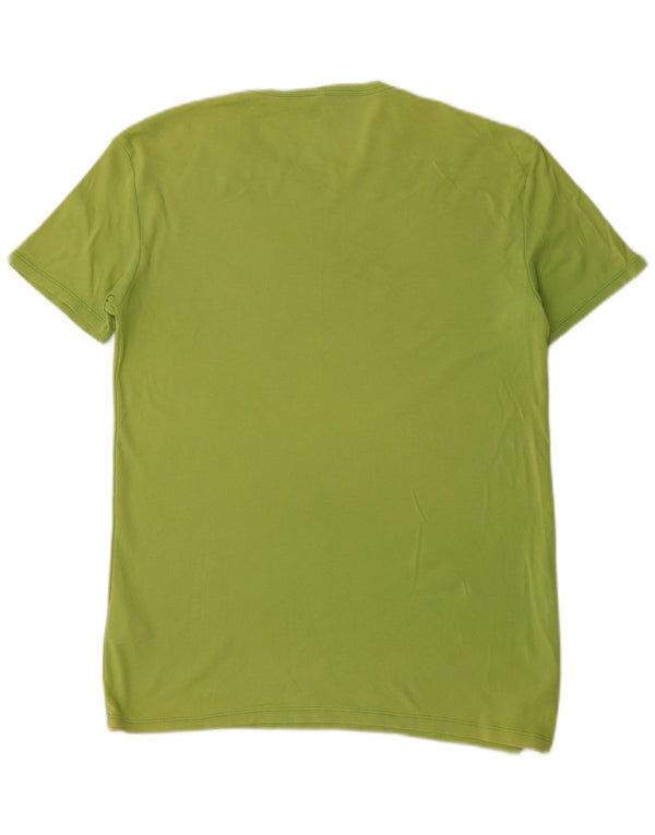 Tricou grafic Benetton pentru bărbați Top XL Bumbac verde
