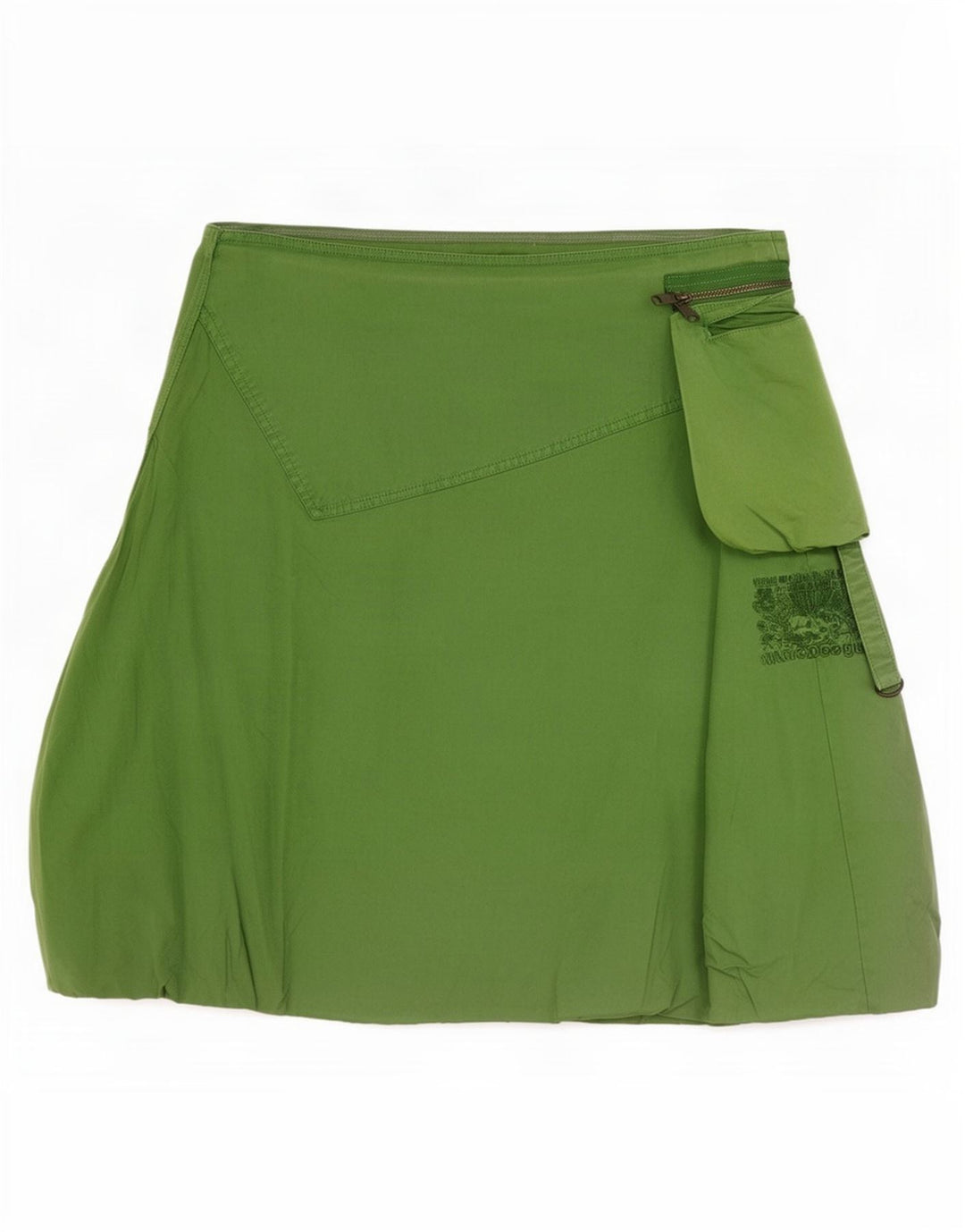 Fusta Desigual Femei Bubble EU 38 Medium W30 Verde